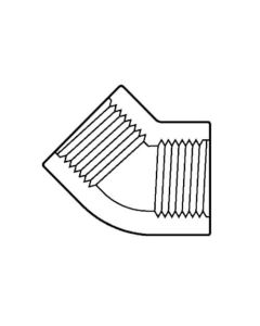 2" FPT CPVC Schedule 80 45° Elbow