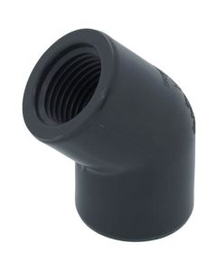 3/8" PVC Schedule 80 45-Degree Elbow (FPT)