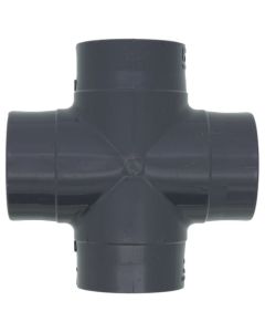1-1/2" PVC Schedule 80 Cross (Socket)