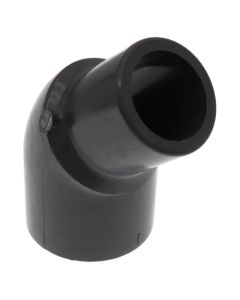 1-1/4" PVC Schedule 80 45° Street Elbow (Spigot x Socket)