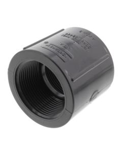 1-1/2" PVC Schedule 80 Coupling (FPT)
