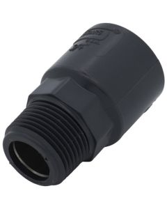 3/4" PVC Schedule 80 Reinforced Male Adapter (MIPT x S)