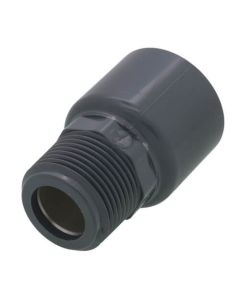 1" PVC Schedule 80 Reinforced Male Adapter (MIPT x S)