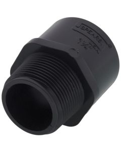 1-1/4" PVC Schedule 80 Male Adapter (MIPT x S)