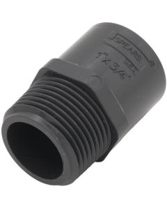 1" x 3/4" PVC Schedule 80 Reducer Male Adapter (MIPT x S)
