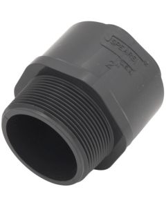 2" x 1-1/2" PVC Schedule 80 Reducer Male Adapter (MIPT x S)