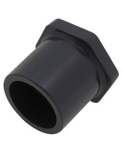 1" X 1/4" PVC Sch. 80 Flush Style Reducer Bushing (Spigot x FPT)
