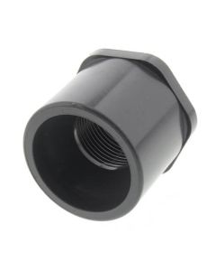 1-1/4" x 3/4" PVC Sch. 80 Flush Style Reducer Bushing (Spigot x FPT)
