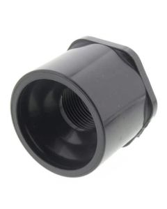 1-1/2" X 1/8" PVC Sch. 80 Flush Style Reducer Bushing (Spigot x FPT)