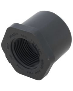 1-1/2" x 1" PVC Sch. 80 Flush Style Reducer Bushing (Spigot x FPT)