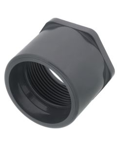 1-1/2" x 1-1/4" PVC Sch. 80 Flush Style Reducer Bushing (Spigot x FPT)