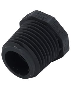 1/2" X 3/8" PVC Sch. 80 Flush Style Reducer Bushing (MPT x FPT)