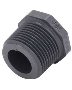 1" x 3/8" PVC Sch. 80 Flush Style Reducer Bushing (MPT x FPT)