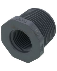 1" x 1/2" CPVC Schedule 80 Flush Style Reducer Bushing (MIPT x FIPT)