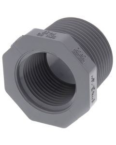 1" x 3/4" CPVC Schedule 80 Flush Style Reducer Bushing (MIPT x FIPT)