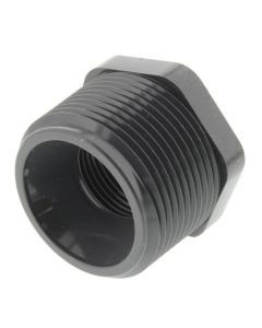 1-1/4" x 3/4" PVC Sch. 80 Flush Style Reducer Bushing (MPT x FPT)