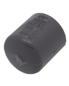 1/4" PVC Schedule 80 Cap (Socket)