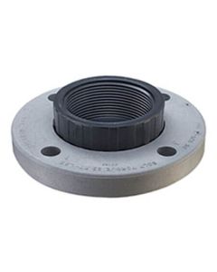 4" PVC Schedule 80 Van Stone Flange w/ Glass Filled PVC Ring (FIPT)