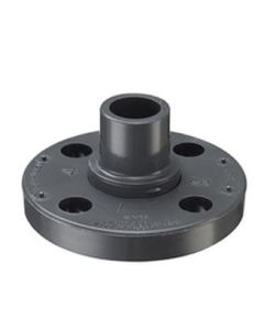 1-1/4" PVC Schedule 80 Van Stone Flange w/ PVC Ring (Spigot)