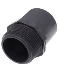 1-1/4" PVC Schedule 80 Male Street Adapter