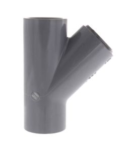 1" x 1" x 3/4" CPVC Schedule 80 Reducing WYE Socket Connection (235 PSI)