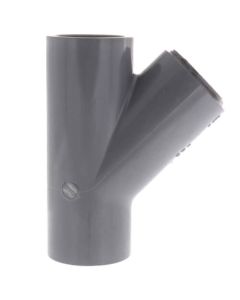 6" x 6" x 4" CPVC Schedule 80 Reducing WYE Socket Connection (150 PSI)