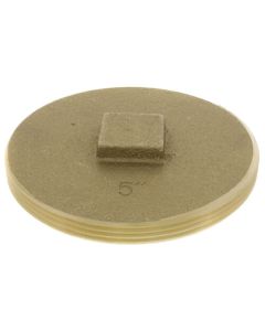 5" Brass Raised Head Cleanout Plug
