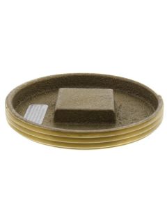 3-1/2" Brass Countersunk Cleanout Plug