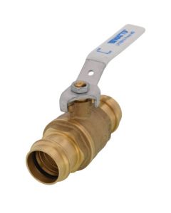 LFFBV-Press-M2, 1" 2-Piece Full Port Brass Ball Valve w/ Integral Press End Connection, Lead Free