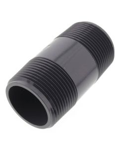 1-1/4" x 3" PVC Sch 80 Threaded Nipple