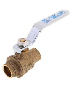 1/2" Sweat Full Port Ball Valve (Lead Free)