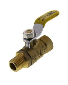 1/4" FNPT x MNPT Full Port Mini Ball Valve