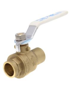 1/2" Sweat Forged Full Port Brass Ball Valve w/ Stop and Waste (Lead Free)