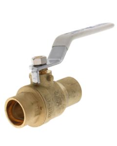 3/4" Sweat Full Port Stop & Waste Ball Valve (Lead Free)