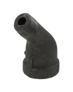 1/8" Black 45° Street Elbow