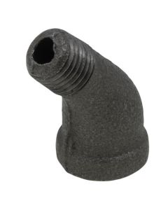 1/4" Black 45° Street Elbow