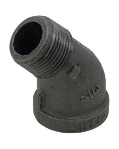 3/4" Black 45-Degree Street Elbow
