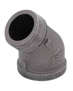 1-1/2" Black 45-Degree Street Elbow