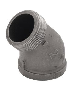 2" Black 45-Degree Street Elbow