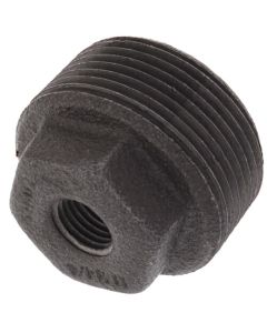 1-1/4" x 1/4" Black Bushing