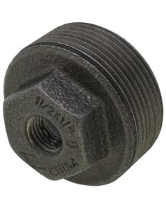 1-1/2" x 1/4" Black Bushing