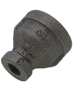 1/2" x 1/8" Black Reducing Coupling