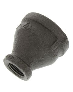1-1/4" x 1/2" Black Reducing Coupling