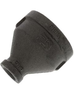 1-1/2" x 3/8" Black Reducing Coupling