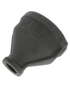 2" x 1/2" Black Reducing Coupling