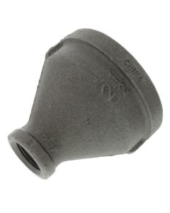 2-1/2" x 3/4" Black Reducing Coupling