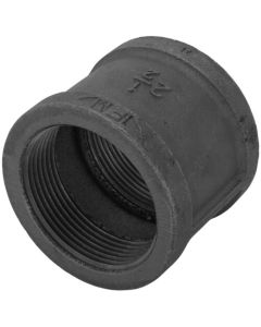 2-1/2" Black Coupling