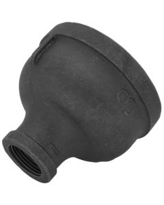3" x 1" Black Reducing Coupling