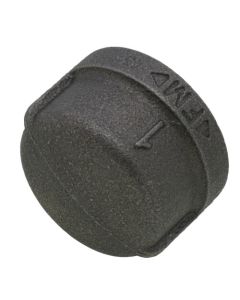 1" Black Cap