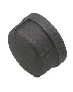 1-1/4" Black Cap